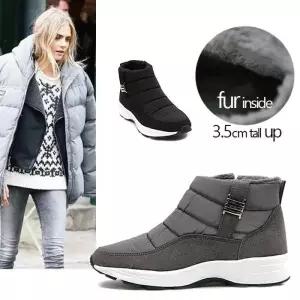 [카미엣뮤즈]패딩 키높이 숏 앵클 부츠_KM18w270