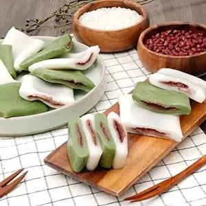 T [대용량] 멥쌀로 만든 말랑쫀득 앙금절편 2kg (쑥)
