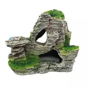 어항 꾸미기 은신처 열대어 거북이놀이터 구피 새우은신처 돌