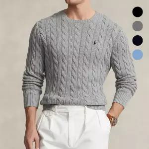랄프로렌폴로 남성 코튼 케이블 니트 스웨터 4종택1