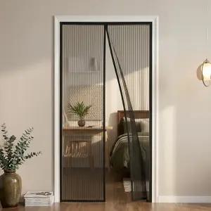 현관문 자석 모기장 자동개폐 방충망 프리미엄 촘촘망 무소음