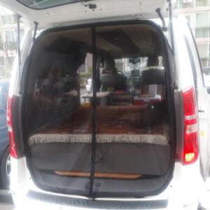 조은넷 자석형 그랜드 스타렉스 트렁크 모기장 가운데 지퍼/슬라이드도어 방충망/앞문 썬루프