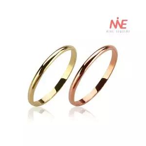 나인주얼리 18k 엥게이지3 반지 레이어드링 금반지