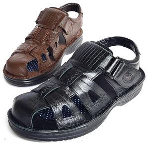 슬레진저 남성 천연가죽 운전자 캐주얼 남자 운전 가죽 샌들