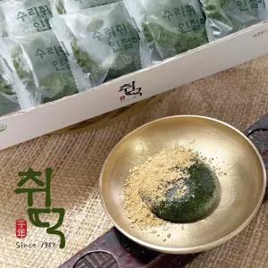 강원도 천년 정선수리취떡 인절미 찹쌀떡 모찌 1.5kg 떡선물세트 건강간식 영양찰떡