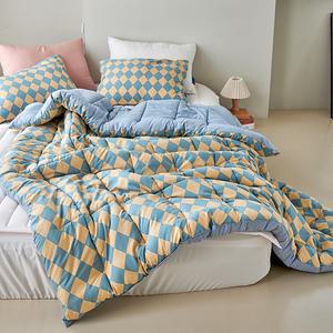 쁘리엘르 할리퀸 세미마이크로 차렵이불, Q, 옐로블루, 1개