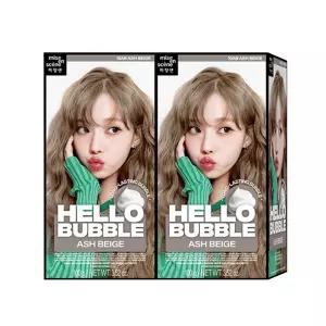미쟝센 헬로버블 염색약 10AB 애쉬베이지 2개/거품염색