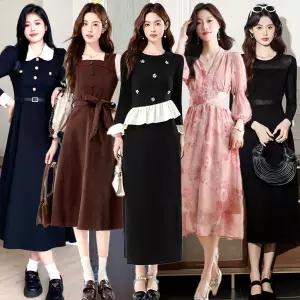 투피앤 여름 신상 여성원피스 쉬폰 롱 원피스 미니 하객룩 정장 빅사이즈 여성 블라우스 신상