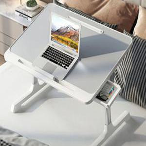 와룡물산 접이식 간이 노트북 책상 간편 베드 테이블 캠핑 BTAB01