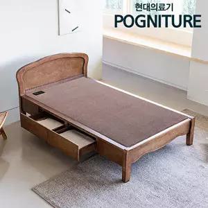 [현대의료기][SK단독] HD G206V2SS 서랍형 슈퍼싱글 포그니처 황토숯볼 흙침대