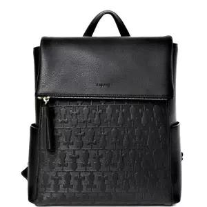 [롯데백화점]에스콰이아 소프트 바디 테슬 포인트 스퀘어 쉐입 그레이스 백팩 EC0FHB6460BK