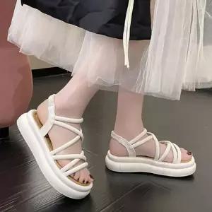 [하프클럽/] 말랑말랑 데일리 스트랩 밴딩 샌들 0207