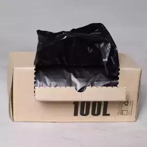 이지 롤 봉지 100리터 검정 (50매X12개) 600매 쓰레기 분리수거 재활용 비닐봉투