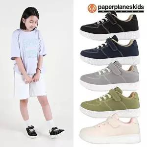[페이퍼플레인키즈]까발로키즈 어린이 아동 발 편한 데일리핏 운동화 경량 벨크로 신발 초등 학생 주니어