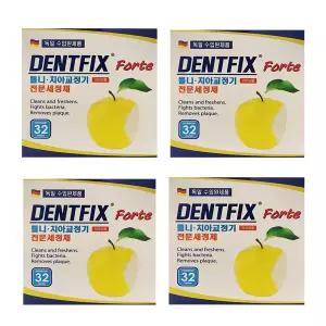 덴트픽스 틀니 치아교정기 전문 세정제 세척 소독제 4통