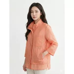 [하프클럽/올리비아하슬러]코랄핑크 바람막이 스트링 점퍼 OHCMJP203