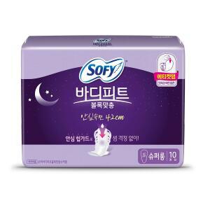 소피생리대 바디피트 오버나이트 슈퍼롱 60입