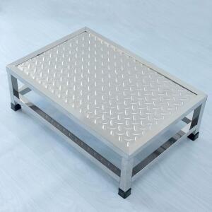 스테인레스 미끄럼방지 발판 작업대 욕실 계단식 간이