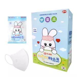 지나월드 KF94 토끼 캐릭터 유아어린이용 마스크 30개입