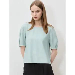 [하프클럽/]무드업 퍼프 슬리브 블라우스 (택가격 138000원)