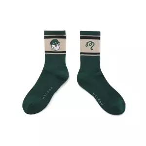 [밀라코/국내] 말본골프 버킷 자캬드 크루 삭스 GREEN M5343PSC04GRN