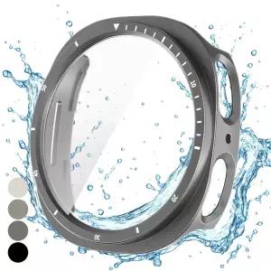 갤럭시워치 8 7 44mm 40mm 워터디펜스 케이스 보호 풀커버 생활 방수 강화유리 스마트 워치 케이스