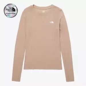 [노스페이스]여성 메리노 울 롱슬리브 크루 NT7TP90B_BEI 540984