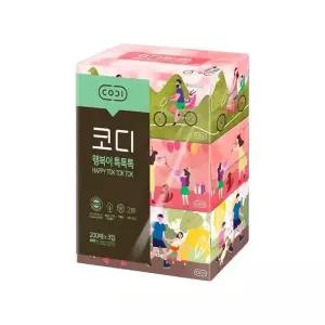[코디(codi)] 각티슈 행복이톡톡톡 200매 3개입