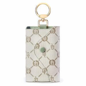 골프 수파그스 여성 PVC 가죽 자동차 열쇠고리 카드 홀더 지갑 파우치 6 후크 스냅 클로저 열쇠 돈 정리함 케이스