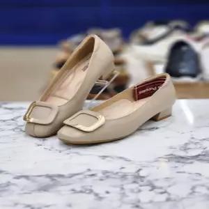 허시파피 세이브존05 여성 양가죽 광폭 세미정장룩 이지캐주얼 펌프스구두 EGM3FP423