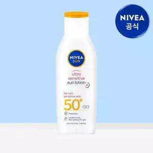 니베아 선 울트라 센서티브 선 로션 200ml 1개 + 선 프로텍트 앤 모이스춰 선 로션 100ml 1개)