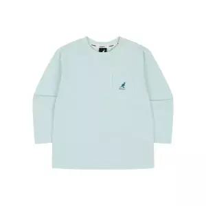 [캉골키즈](강남점)포켓 로고 롱 슬리브 티셔츠 SA 0002 민트_ASACRT00020MI