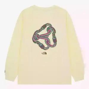 thenorthface NT7TR70C 남성 카라비너 긴팔 티셔츠 PASTEL YELLOW