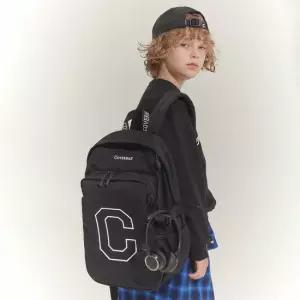 커버낫 키즈 컬리지 스퀘어 백팩 블랙 CK2503BP01BK