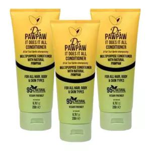 닥터포포 저자극 샤워워시 올인원 헤어 바디 컨디셔너 200ml 3개