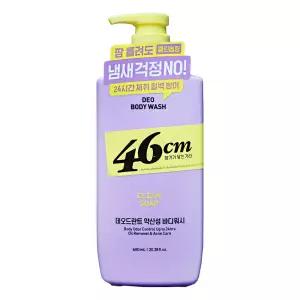엘지 46cm 체취솔루션 약산성 데오드란트 바디워시 클린 솝향 600ml 1개 샤워