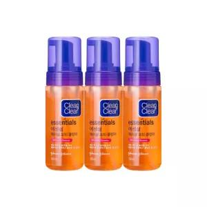 클린앤클리어 에센셜 페이셜 포밍클렌저 150ml 3개