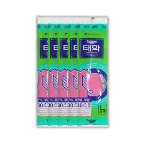 꽃밴 핑크 고무장갑 5개 주방 설거지 필수템