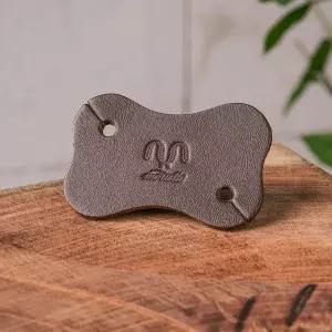 무에뜨 국내생산 통가죽 오픈형 이어폰 케이블 정리 홀더