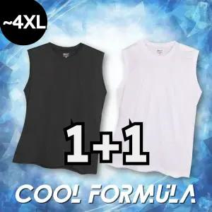 [시선집중-담을수록 혜택 UP] [2장] macci(마찌) 여름 무지 망사 나시 기능성 냉감 쿨링 티셔츠 야외 스포츠 작업복