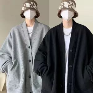 오버핏 남성 케주얼 꾸안꾸 가디건 다양한코디 데일리 여름 크롭 기본 숏 가을 롱 얇은 니트 빅사이즈