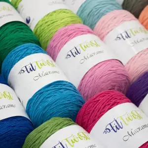 필트위스트 마크라메실 뜨개실 뜨개가방