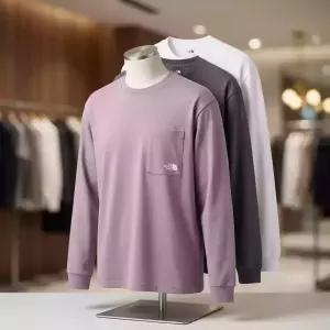 노스페이스 25SS NT7TR04 남여공용 남성 도미 긴팔 티셔츠 L7K3