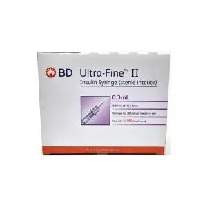 BD 비디 울트라 파인 인슐린 주사기 0.3mL 주사바늘