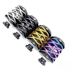 가스쇼바 브롬톤 자전거용 접이식 후방 충격 서스펜션 알루미늄 합금 3 층 티타늄 볼트 스틸