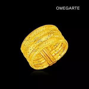 오메가아르떼 18K 이태리 골드 볼루미오 콰트로 반지