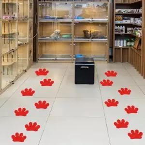 동물 발자국 스티커 창문 데코 벽 바닥 포인트