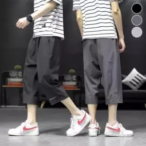 [SBD] 여름바지 허리밴딩 편한 시워하고 남성 7부팬츠 쿨링