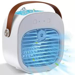 소형 냉풍기 저소음 강력냉각 미니 이동식 에어쿨러 원룸 사무실 가정용