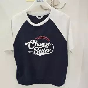 [에꼴리에]배색 라글란 맨투맨티(24B3465)_US